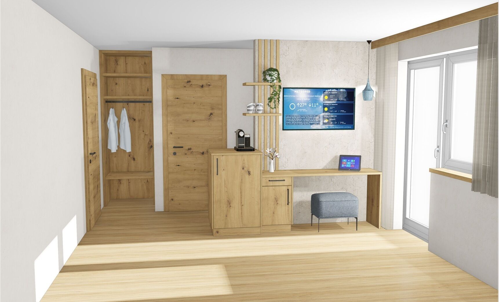 Premium Doppelzimmer | Coffre-fort, décor unique, ameublement unique, accès au Wi-Fi (inclus)