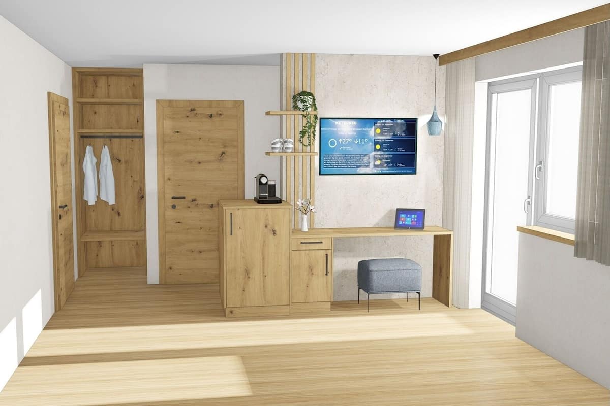 Premium Doppelzimmer | Caja de seguridad en la habitación y wifi gratis