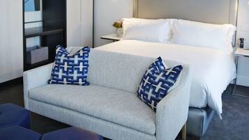 Suíte superluxo | Roupas de cama premium, frigobar, cofres nos quartos, escrivaninha