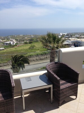 Deluxe Double or Twin Room, Sea View | View from room - A&G Suites (Santorini)
