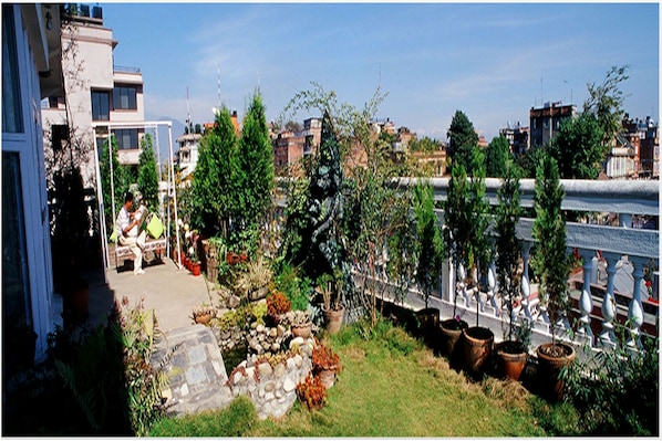 Superior Apartment, 2 Bedrooms, City View | Terrace/patio - Himalaya Apartment Hotel (Lalitpur)