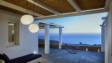 Luxury Villa, 2 Bedrooms, Private Bathroom, Sea View | Terrace/patio