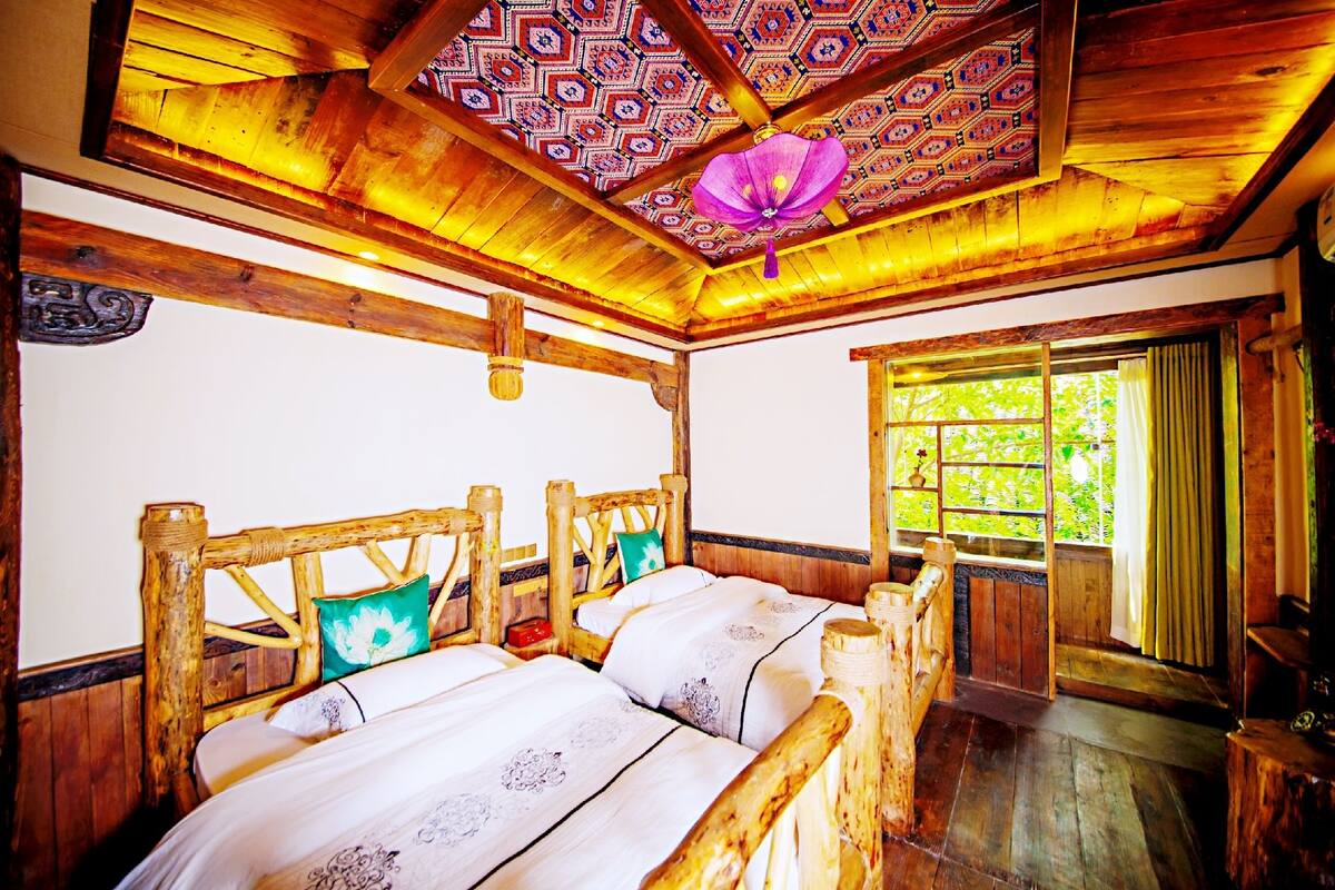 Chambre avec lits jumeaux | Literie de qualité supérieure, Wi-Fi gratuit