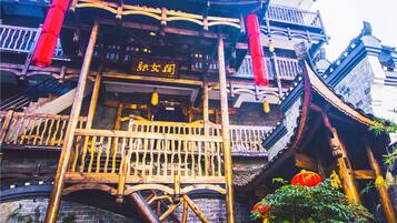 Façade de l’hébergement