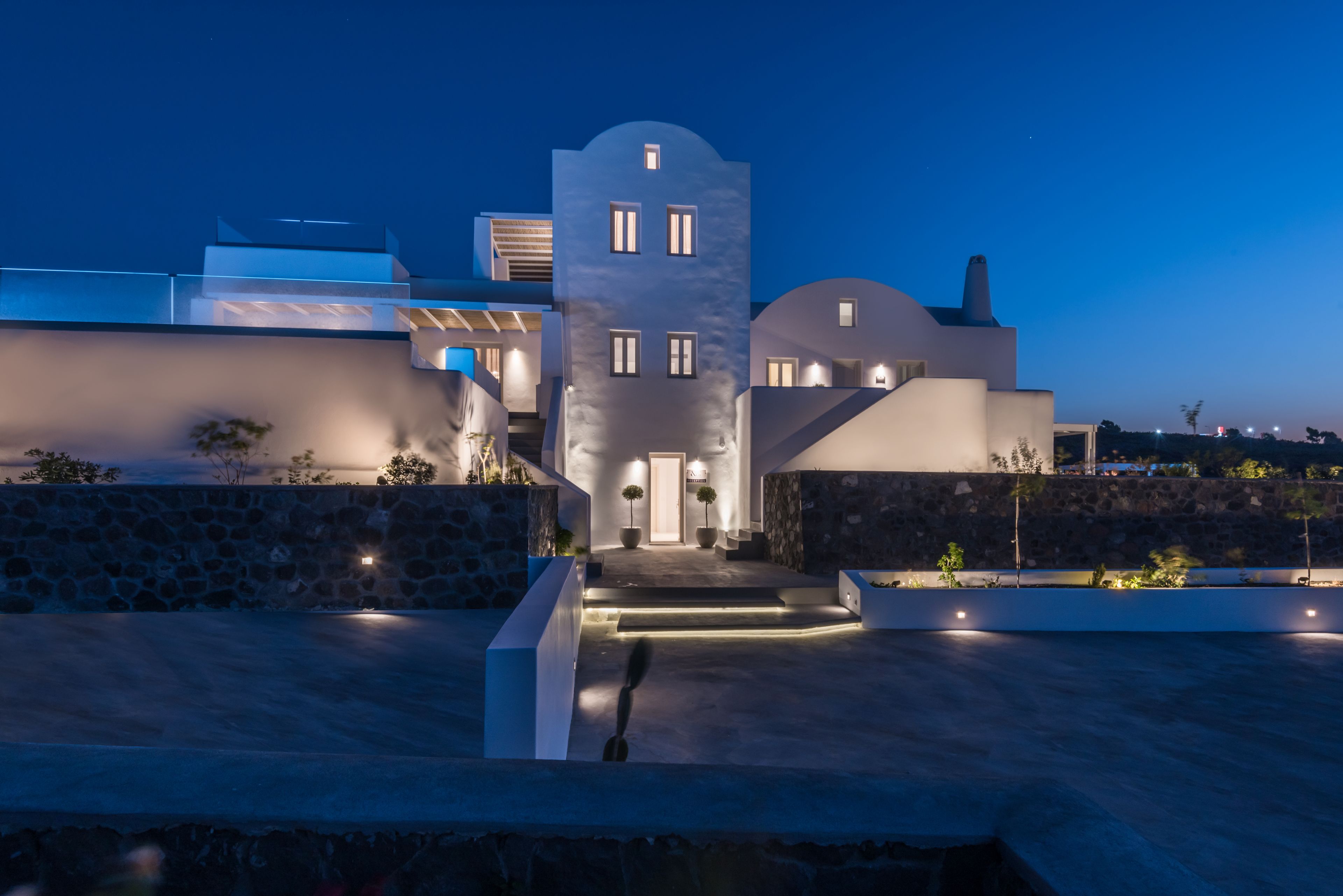 front of property – evening/night