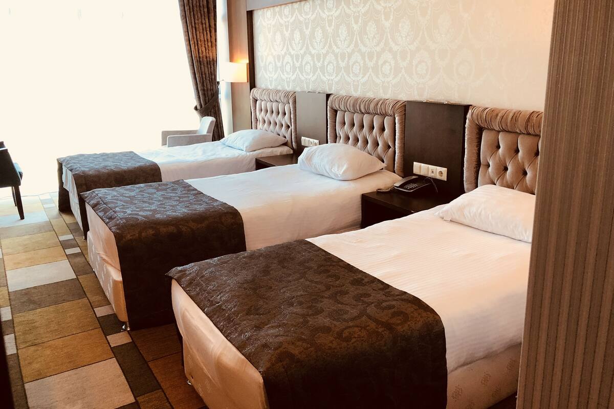 Standard Triple Room | Minibar, in-room safe, desk, soundproofing