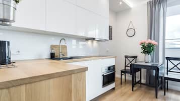 Apartment (Jane) | 1 Schlafzimmer, Bügeleisen/Bügelbrett, kostenloses WLAN, Bettwäsche