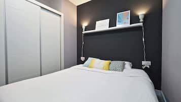 Apartment, 1 Bedroom, Ground Floor | 1 bedroom, iron/ironing board, free cots/infant beds, free WiFi