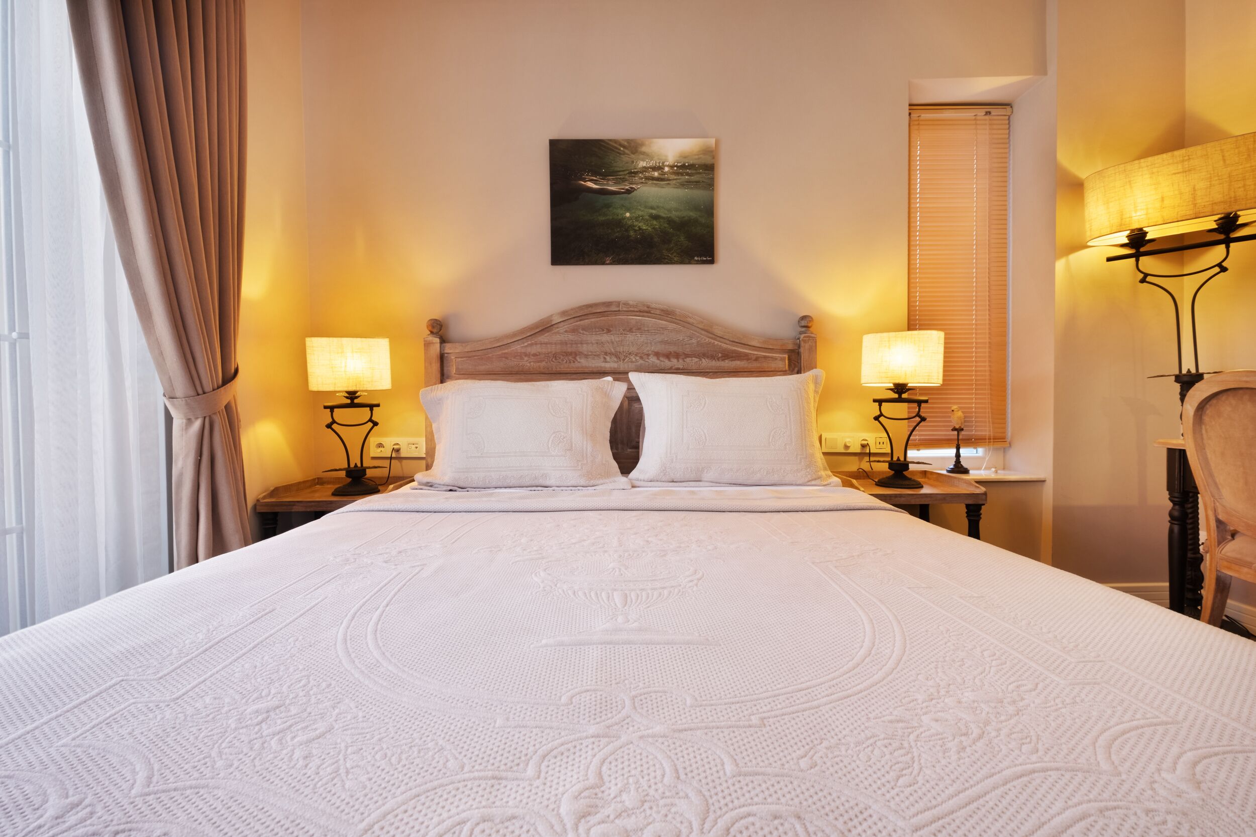 Comfort Double Room, Pool View | Premium bedding, minibar, in-room safe, desk