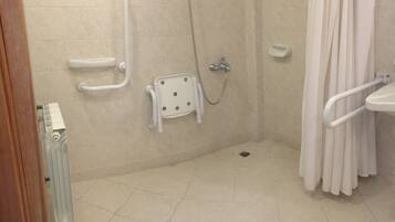 Superior Triple Room, Accessible | Bathroom shower