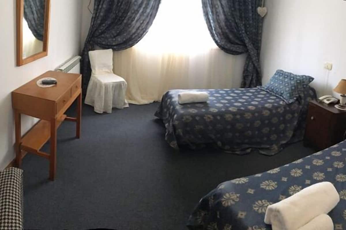 Quarto duplo standard | Ferros/tábuas de passar roupa, Wi-Fi de cortesia