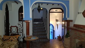 Sittområde i lobbyn