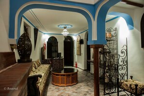 Lobby sitting area - Dar Yakout (Chefchaouen)