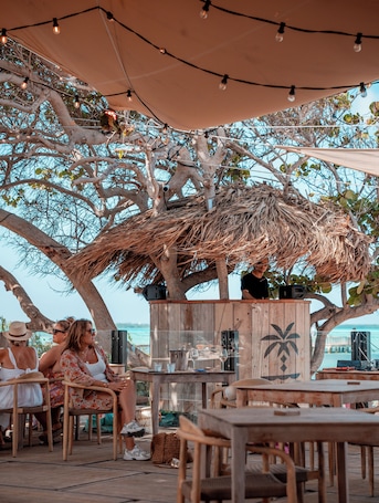 Beach bar. Sorobon Luxury Beach Resort