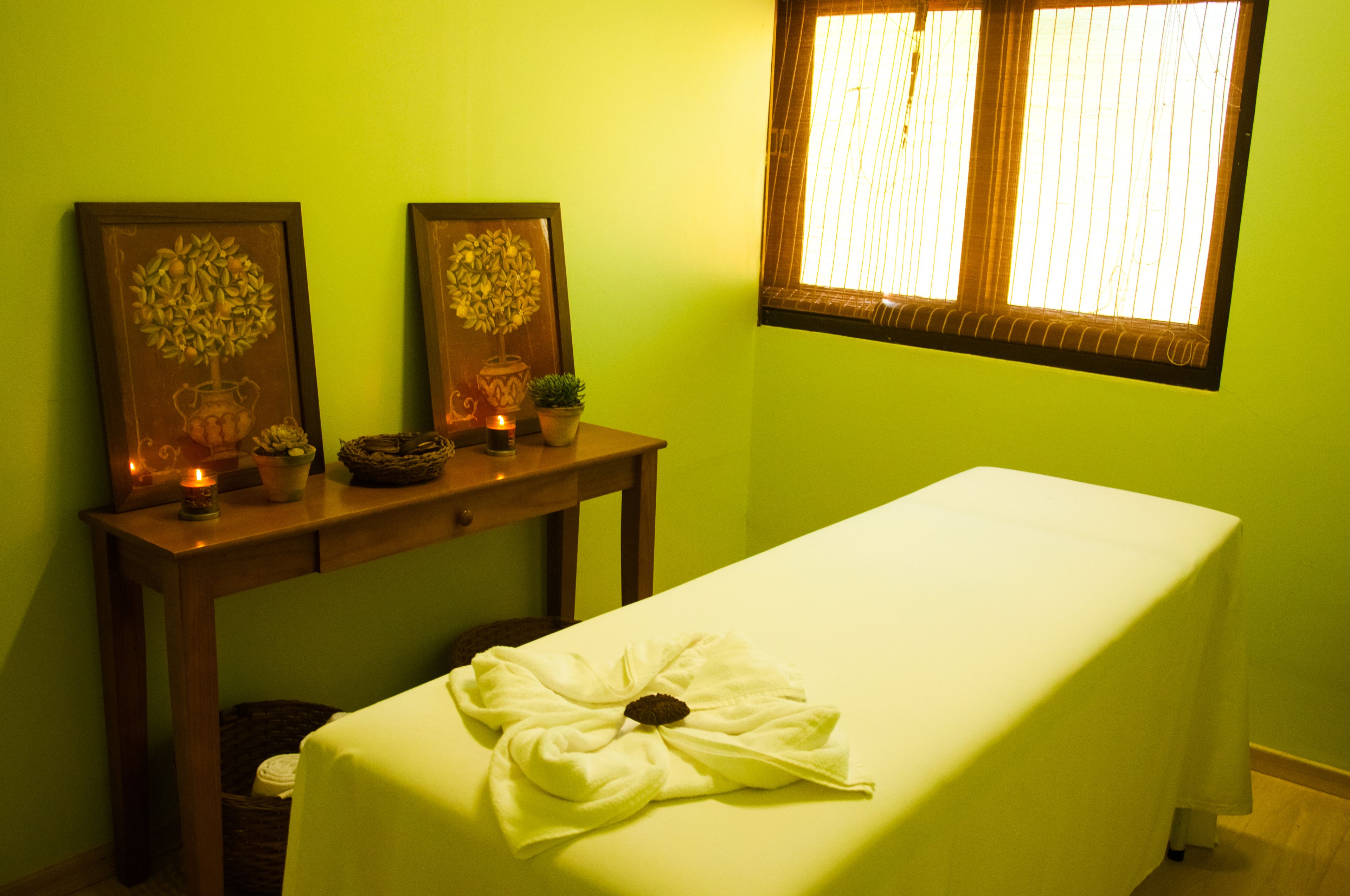 body treatments, deep-tissue massages, facials