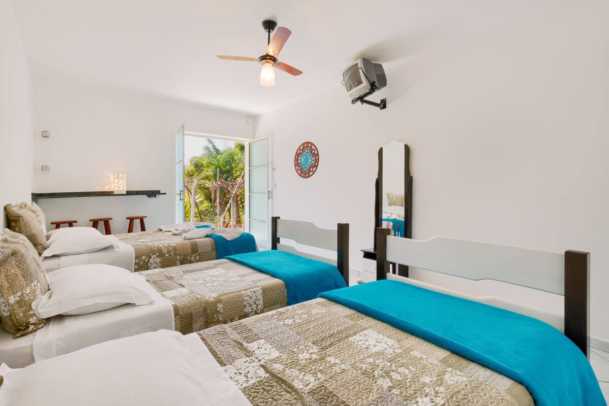 Premium bedding, individually decorated, desk, laptop workspace