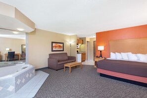 Suite, 1 King Bed, Non Smoking | Desk, iron/ironing board, rollaway beds, free WiFi - AmericInn by Wyndham Boscobel (Boscobel)
