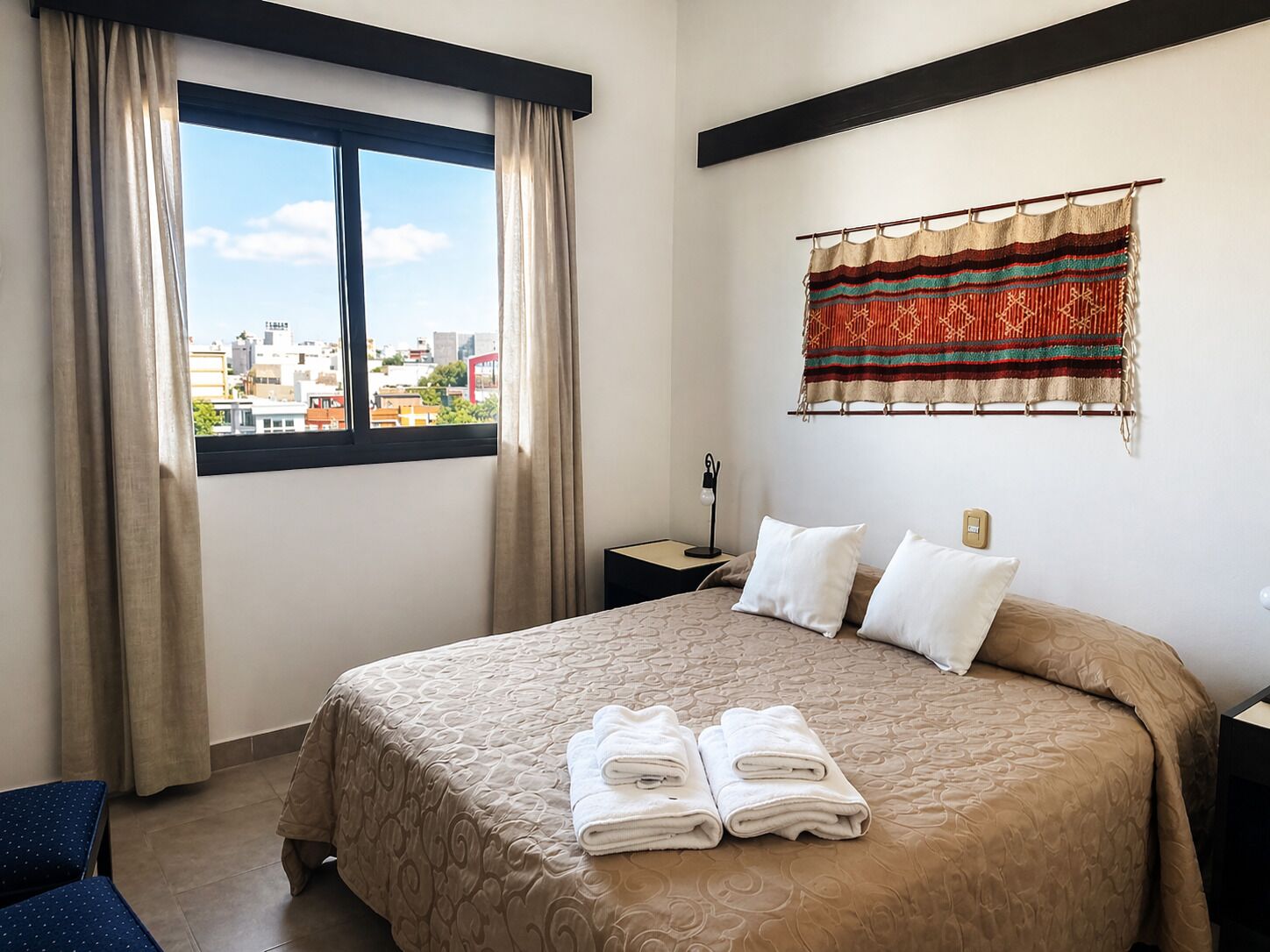 Habitacion Doble | Premium bedding, in-room safe, blackout curtains, free WiFi