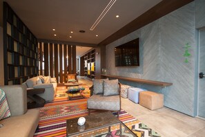 Sala de estar en el lobby