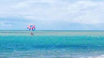 Una playa cerca, kayak