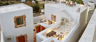 Lindos Center - Villa pour 10 personnes - Terrasse sur le toit - Vues fantastiques sur la mer