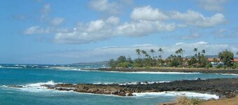 Seaside Studio - Oceanview A/C & WI-FI - 1 minute from Poipu Beach Park