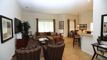 TV connectée, jeux vidéo, lecteur de DVD, baby-foot