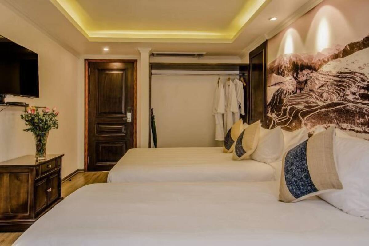 Ropa de cama hipoalergénica, colchones con efecto memoria y minibar