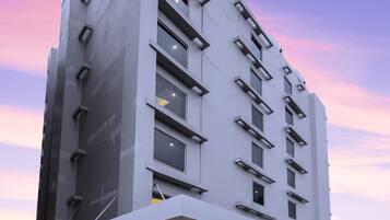 Front of property – evening/night