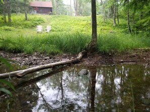 Property grounds - 85 Dundee · Cozy Log Cabin/Private Hot Tub/Brook/Fireplace (Jackson)