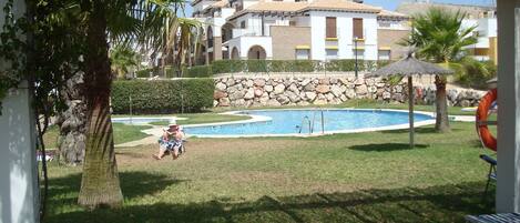 Indoor pool, outdoor pool