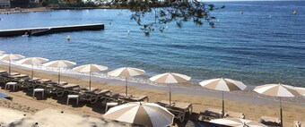 2 bedroom apartment in charming villa, 50m from the beach / free wifi 