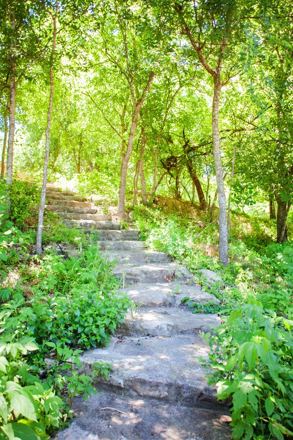 Property grounds - River Frontage!! 600' of private Guadalupe River - Tubes/Floats included! (Kerrville)