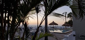 Piscine extérieure, piscine chauffée