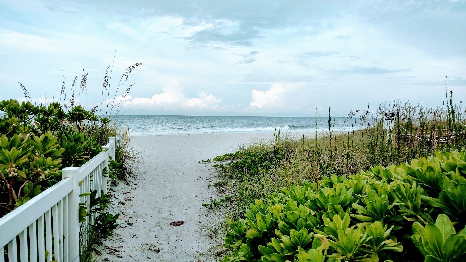 Beach nearby, sun loungers, beach towels