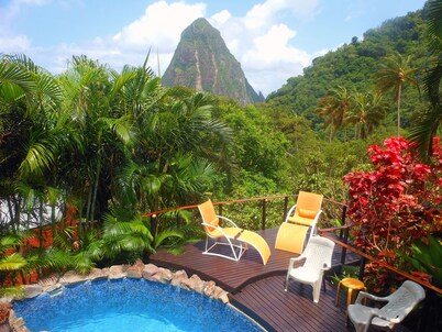 Elegant and Luxurious Villa on Gros Piton with a spectacular views of Caribbean