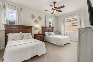 4 bedrooms, in-room safe, desk, iron/ironing board