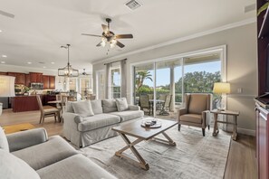 Smart TV, video games, DVD player, books