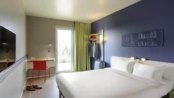 Habitació, 1 llit doble | Caixa forta a l'habitació i habitacions insonoritzades