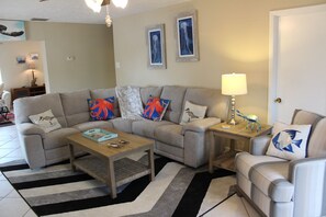 Smart TV, chimenea, reproductor de DVD y libros 