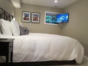 1 makuuhuone, silitysrauta/-lauta, Wi-Fi, vuodevaatteet