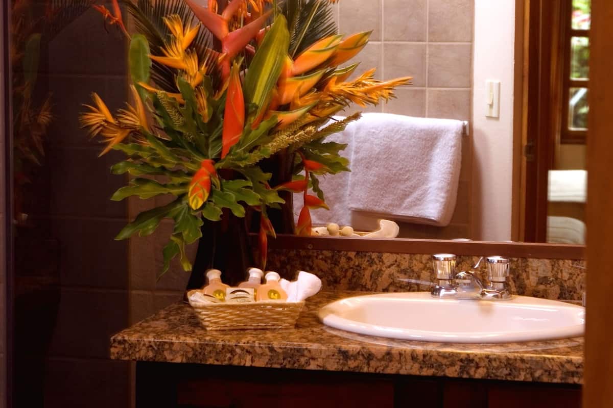 Badezimmer | Kostenlose Toilettenartikel, Haartrockner, Handtücher