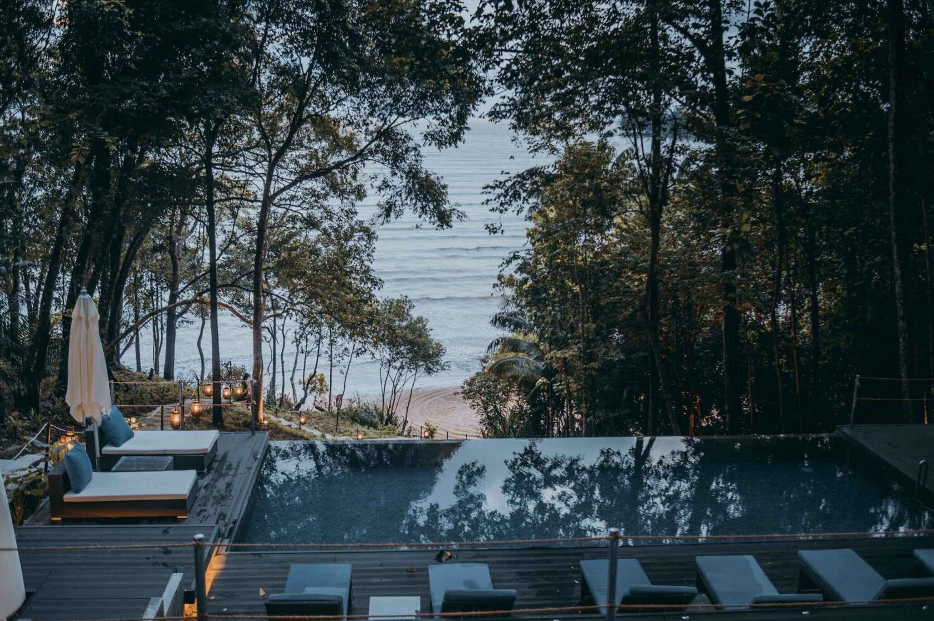 2 outdoor pools, open 8:00 AM to 7:00 PM, pool umbrellas, pool loungers