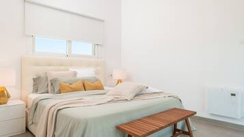 2 slaapkamers, een strijkplank/strijkijzer, gratis wifi, beddengoed