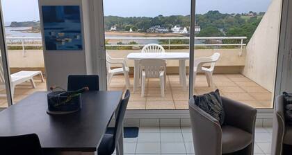 La plage comme horizon avec cet appartement vacances T3 avec terrasse solarium