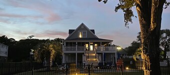 Beautiful ICW views!  Private pier, pool, hot tub, fire pits, and more! 