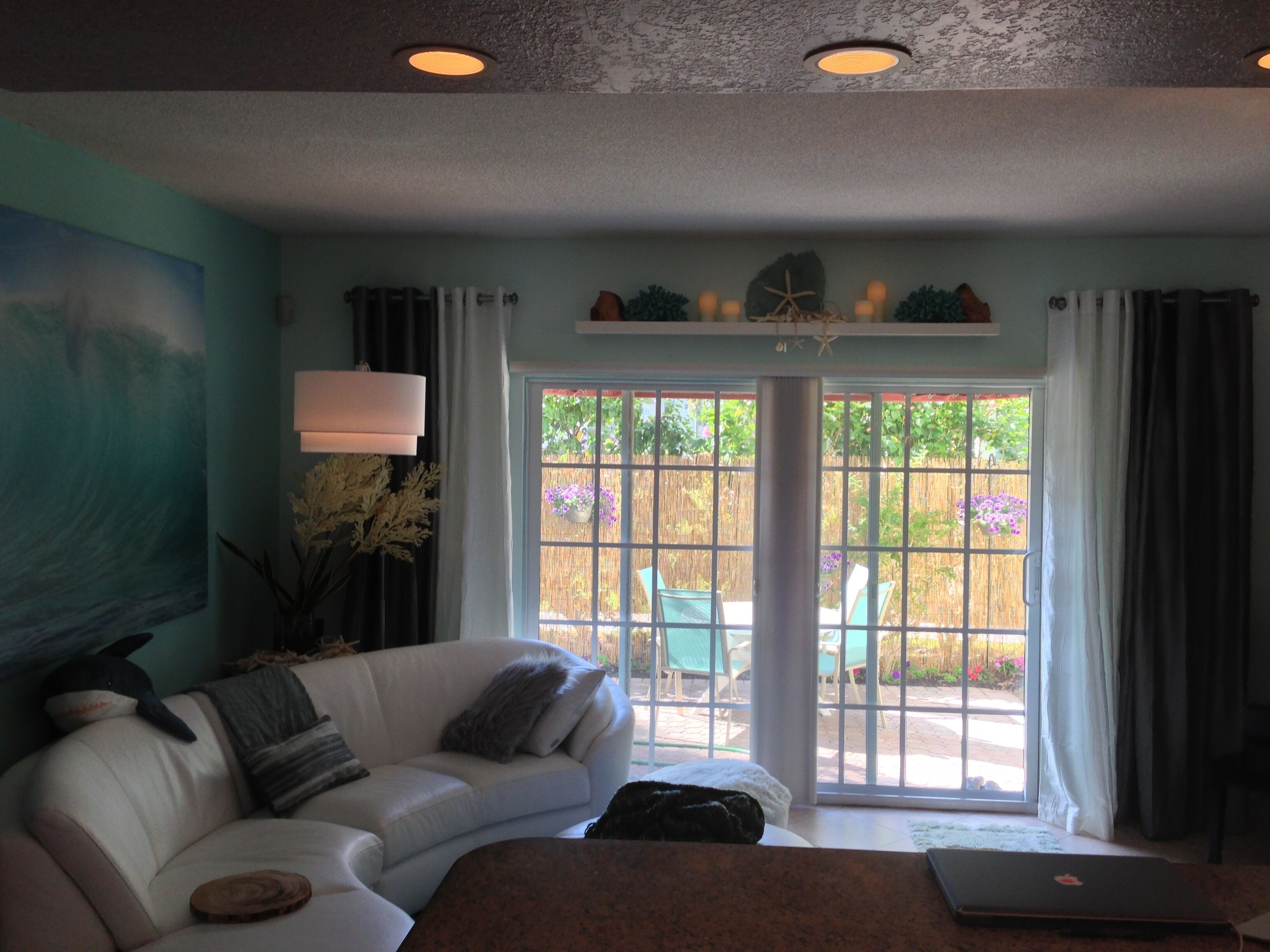 Smart TV, DVD player, books, music library