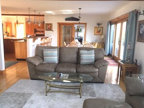Smart TV, DVD player, books, music library - Eggemoggin Reach Oceanfront Contemporary Home With Mooring (Deer Isle)