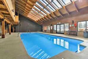 Indoor pool, a heated pool