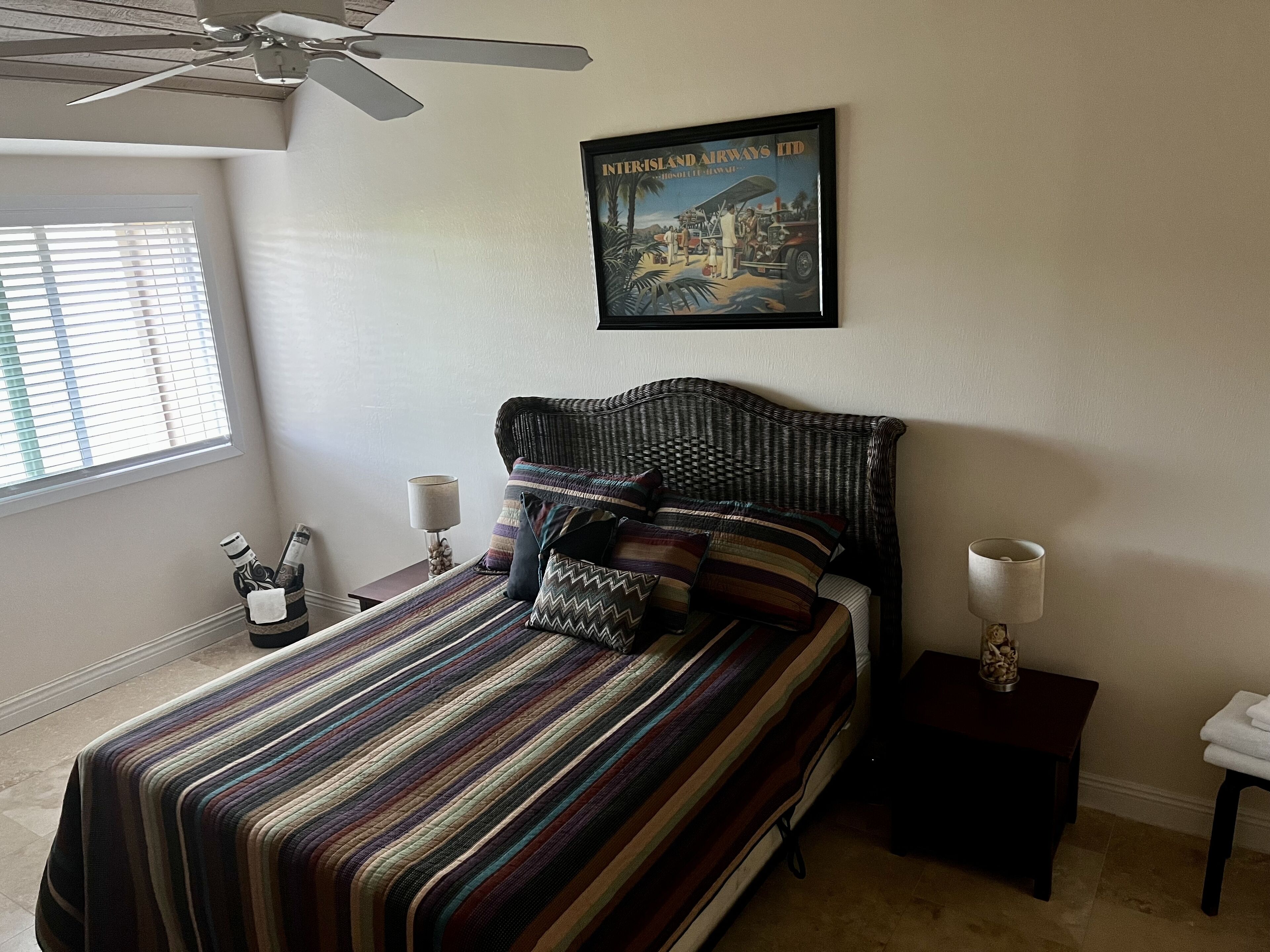 2 bedrooms, desk, iron/ironing board, free WiFi